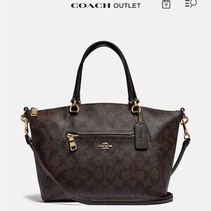 Coach Prairie Satchel in Signature Canvas
